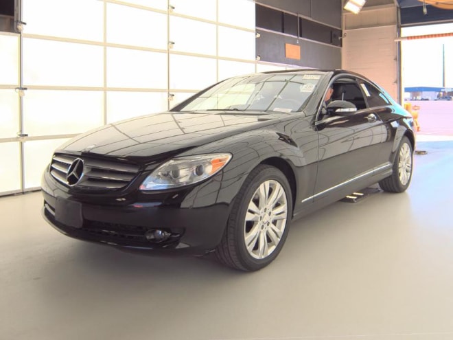 Black 2009 Mercedes-Benz CL-Class CL 550 4MATIC Coupe All-Wheel Drive 7-Speed Automatic