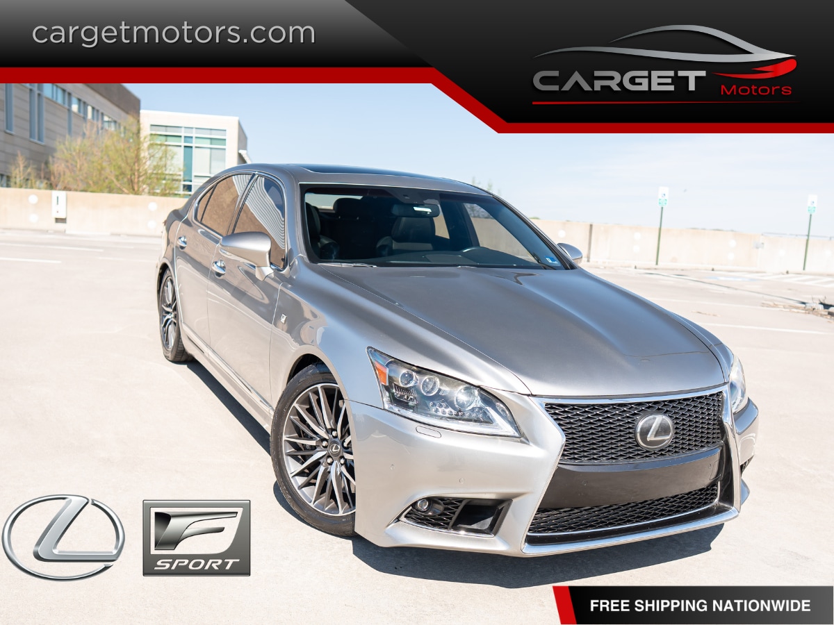 Silver 2017 Lexus LS 460 AWD Sedan All-Wheel Drive 8-Speed Automatic