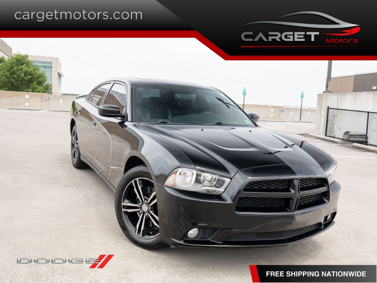 Black 2014 Dodge Charger Sedan All-Wheel Drive 8-Speed Automatic