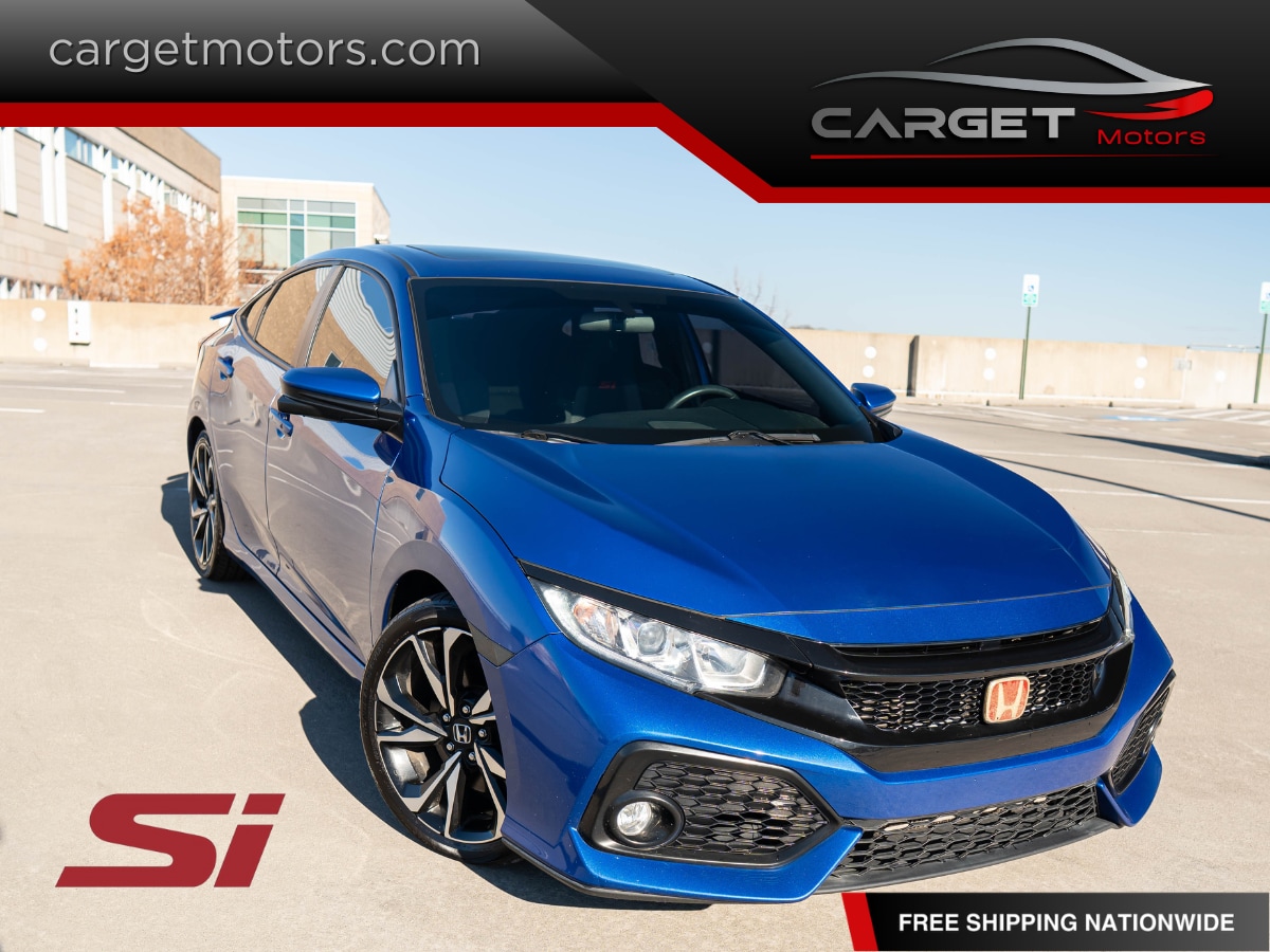 Blue 2017 Honda Civic Sedan Front-Wheel Drive 6-Speed Manual