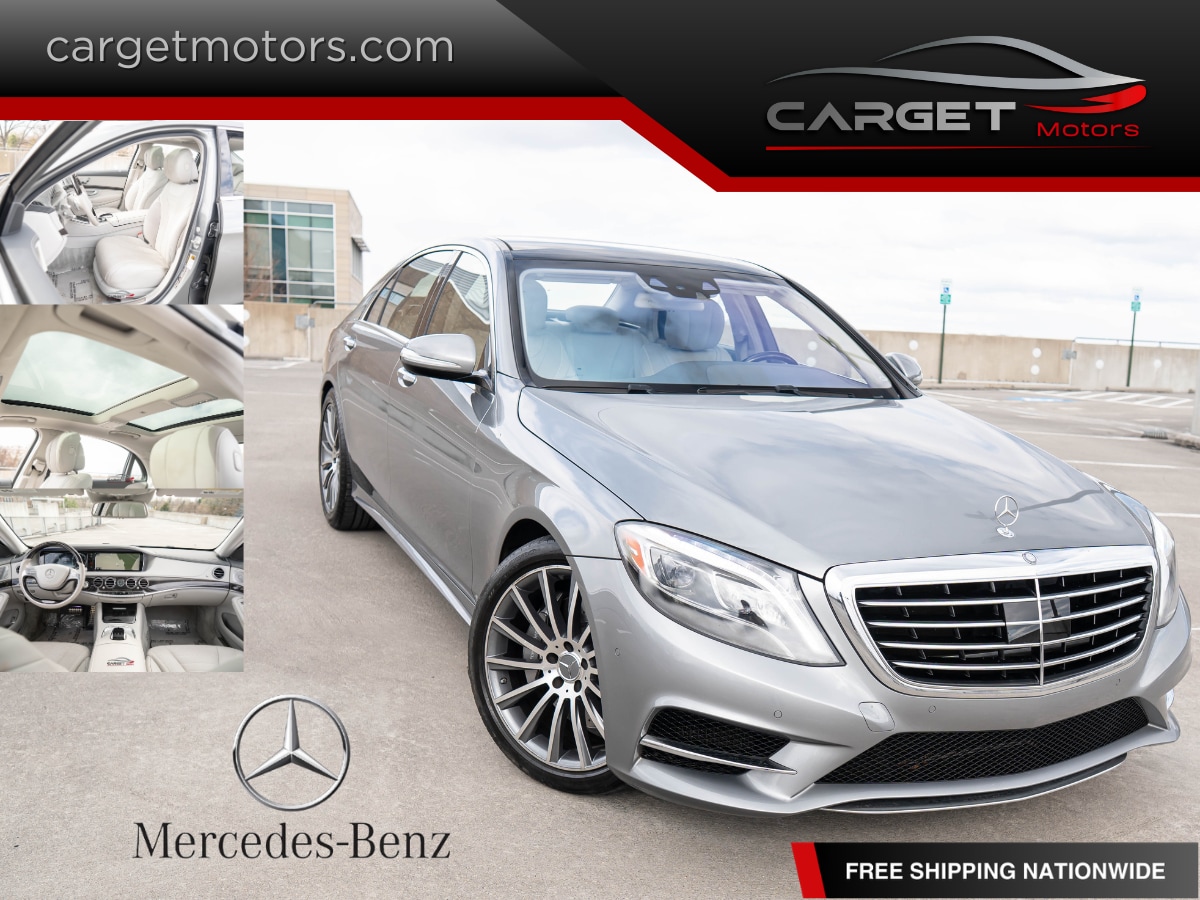 Silver 2015 Mercedes-Benz S-Class Sedan Rear-Wheel Drive 7-Speed Automatic