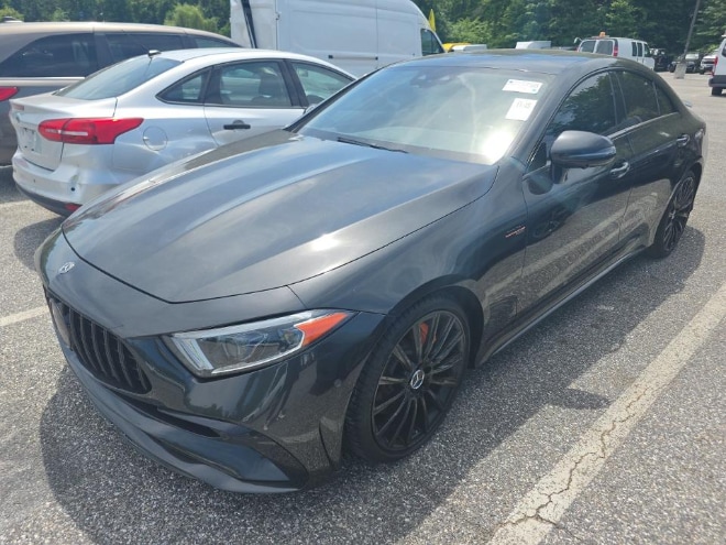 Gray 2022 Mercedes-Benz CLS 450 4MATIC Coupe All-Wheel Drive 9-Speed Automatic