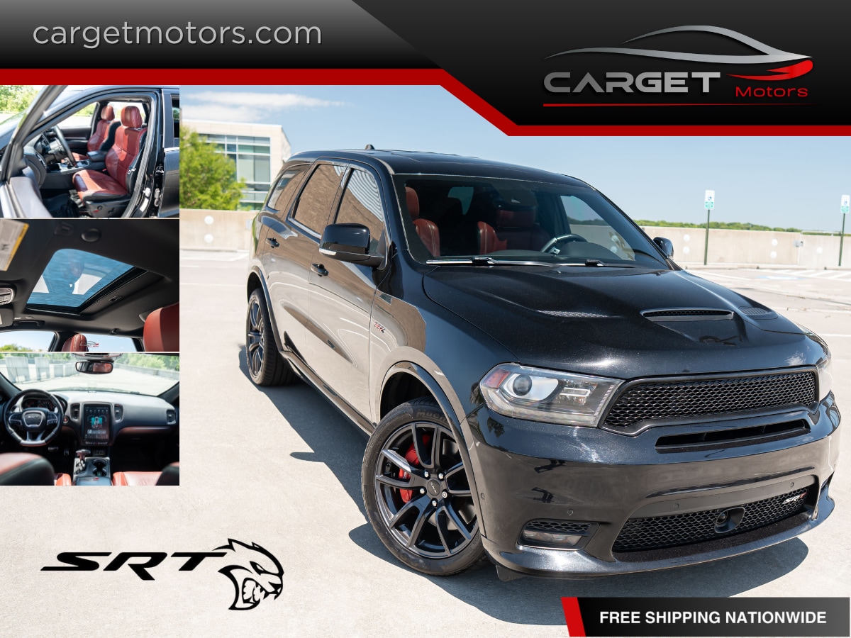 Black 2018 Dodge Durango SRT AWD SUV / Crossover All-Wheel Drive 8-Speed Automatic