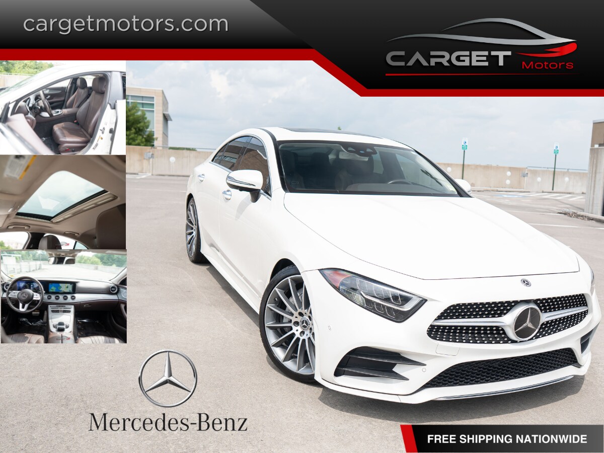 White 2020 Mercedes-Benz CLS Coupe Rear-Wheel Drive Automatic
