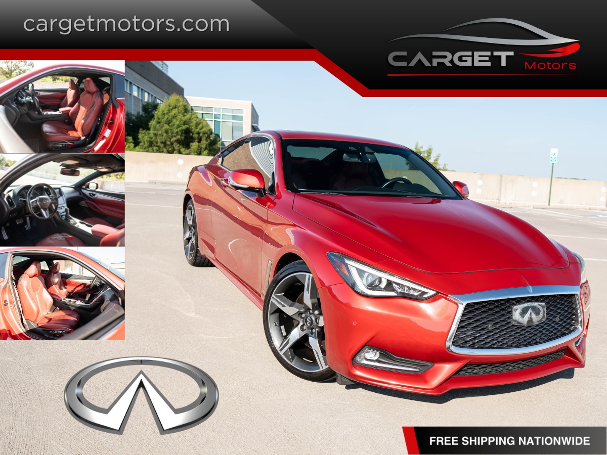 2018 INFINITI Q60 Coupe RED SPORT