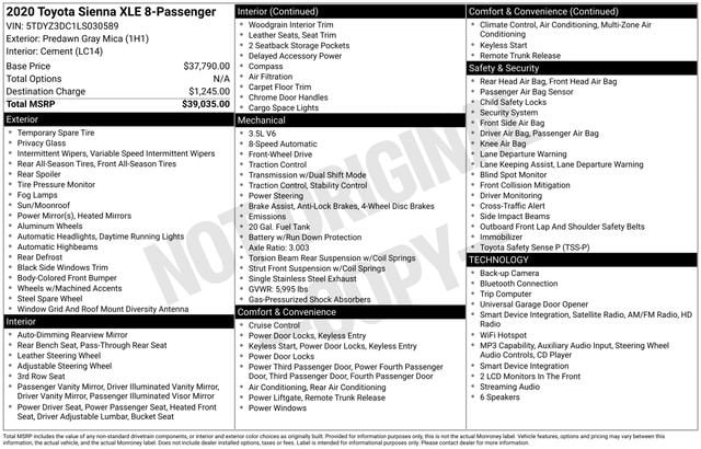 2020 Toyota Sienna XLE - Photo 27
