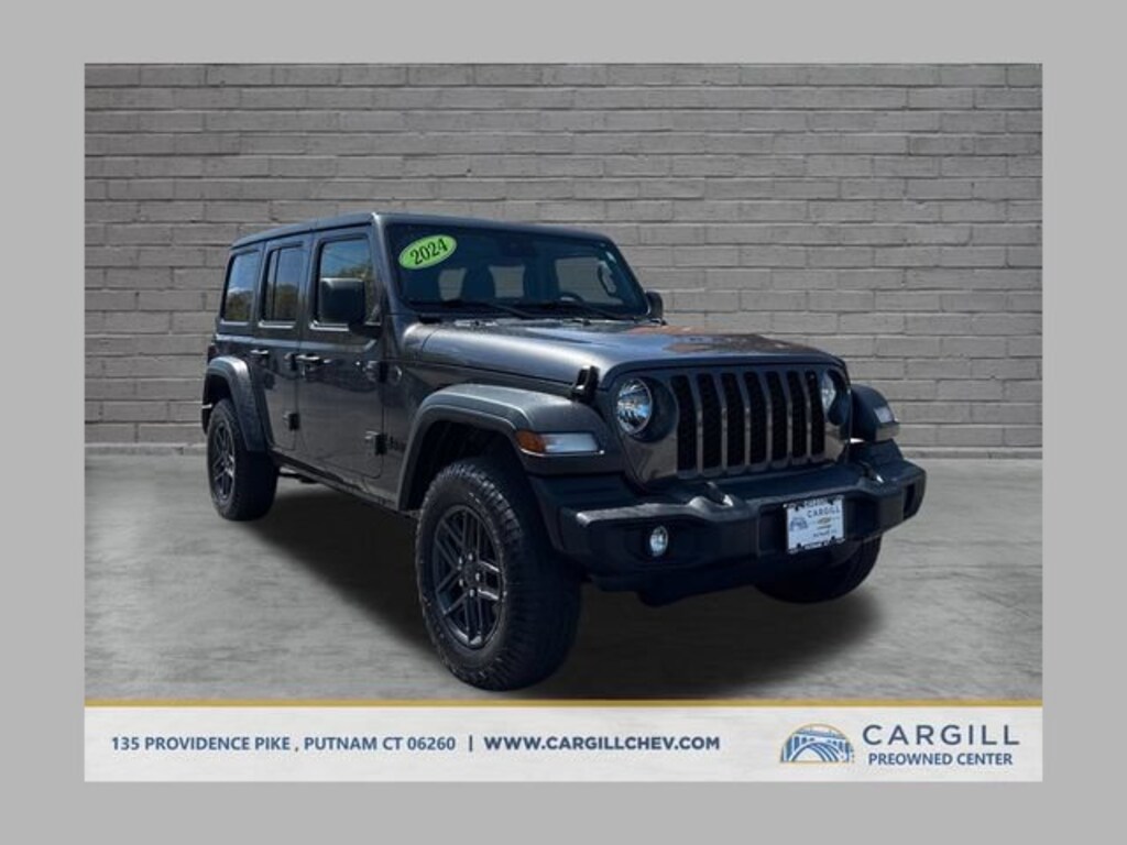 Used 2024 Jeep Wrangler 4-Door Sport S 4x4 SUV