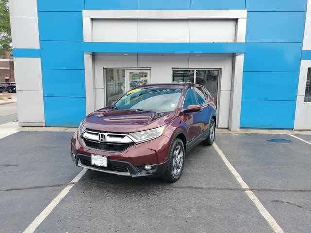 Used 2017 Honda CR-V EX with VIN 2HKRW2H5XHH688766 for sale in Putnam, CT