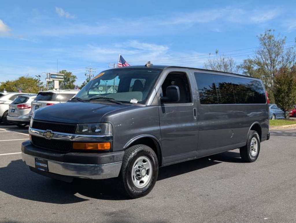 Used 2016 Chevrolet Express 3500 LT w/1LT Van Extended Passenger Van