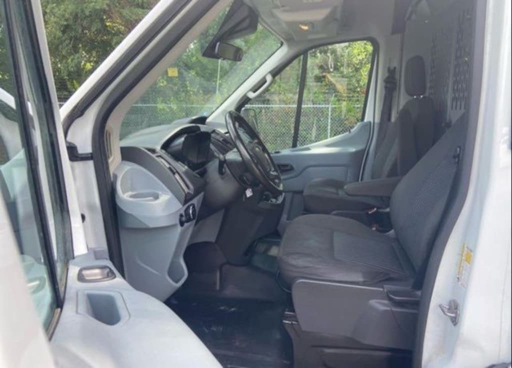 Used 2017 Ford Transit-350 w/Sliding Pass-Side Cargo-Door Van High Roof Extended-Length Cargo Van