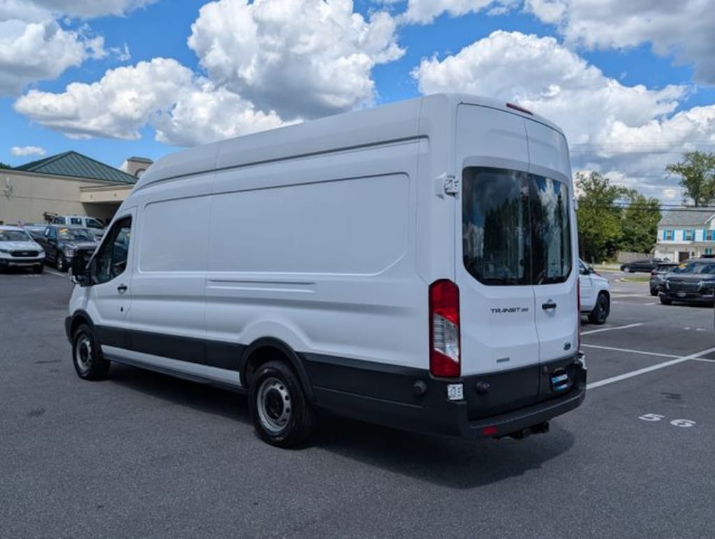 Used 2017 Ford Transit-350 w/Sliding Pass-Side Cargo-Door Van High Roof Extended-Length Cargo Van