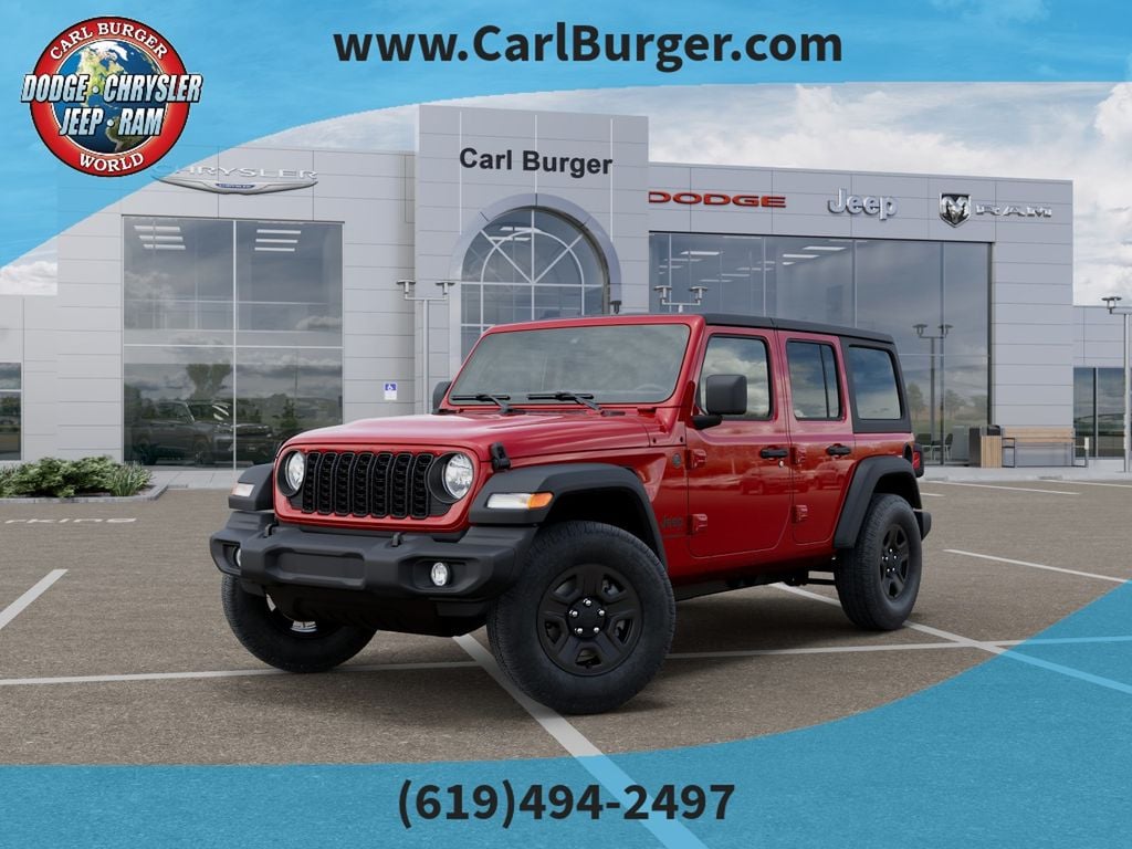 New 2026 Jeep Wrangler 4-DOOR SPORT Sport Utility