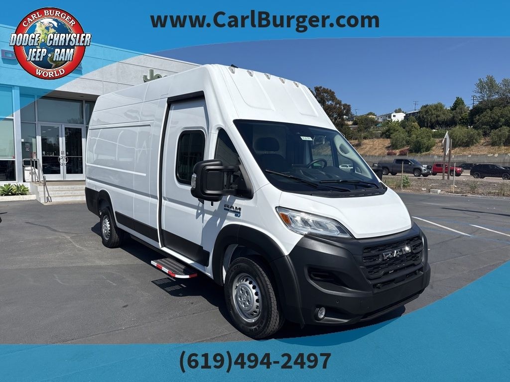Used 2024 Ram ProMaster 3500 Delivery Van BEV Tradesman Van Extended Cargo Van