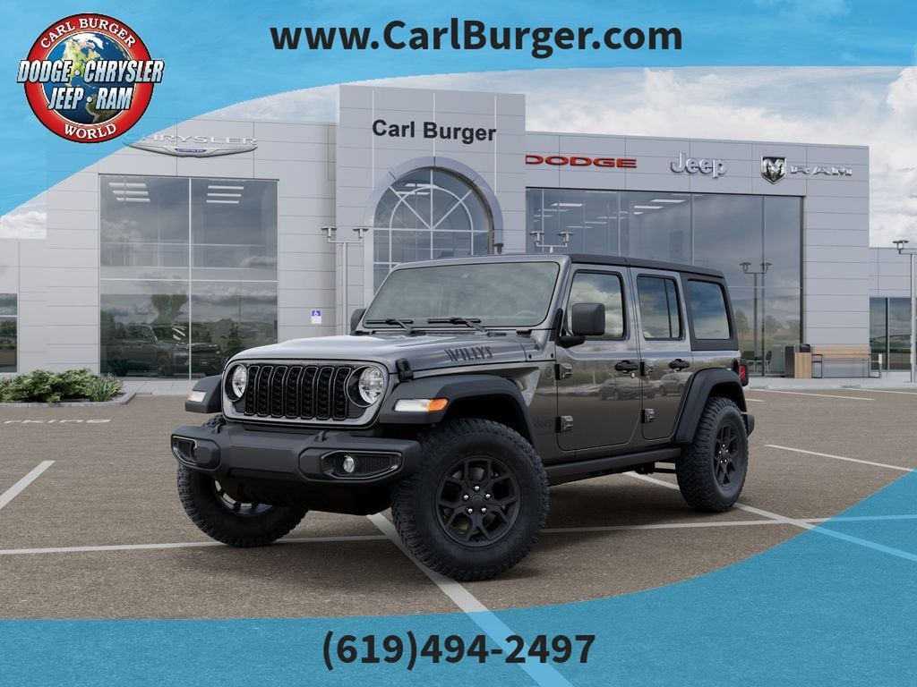 New 2026 Jeep Wrangler 4-DOOR WILLYS Sport Utility