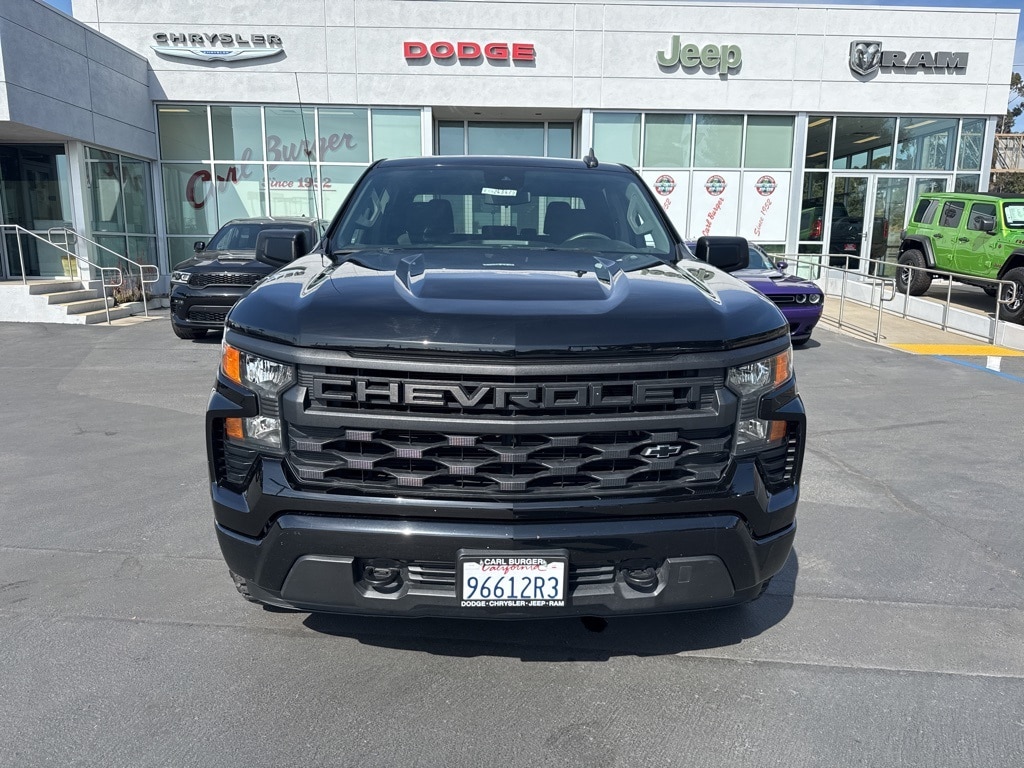 Used 2022 Chevrolet Silverado 1500 Custom with VIN 1GCPABEK3NZ595172 for sale in La Mesa, CA