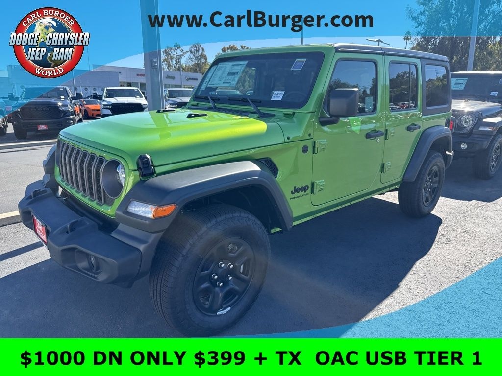 New 2025 Jeep Wrangler 4-DOOR SPORT Sport Utility