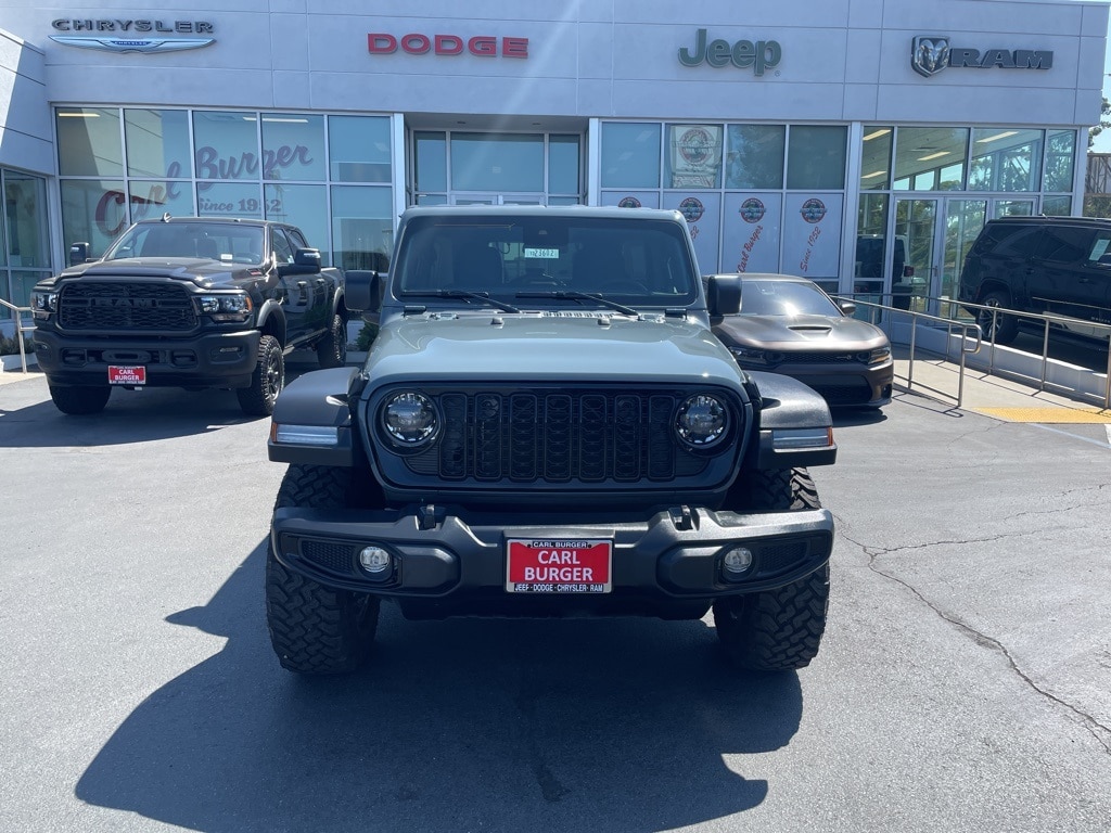 Used 2024 Jeep Wrangler 4-Door Willys with VIN 1C4PJXDN4RW112983 for sale in La Mesa, CA