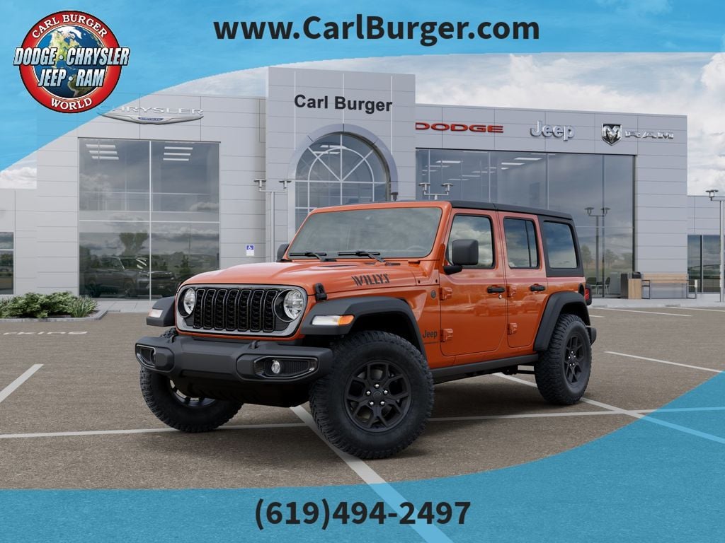 New 2026 Jeep Wrangler 4-DOOR WILLYS Sport Utility