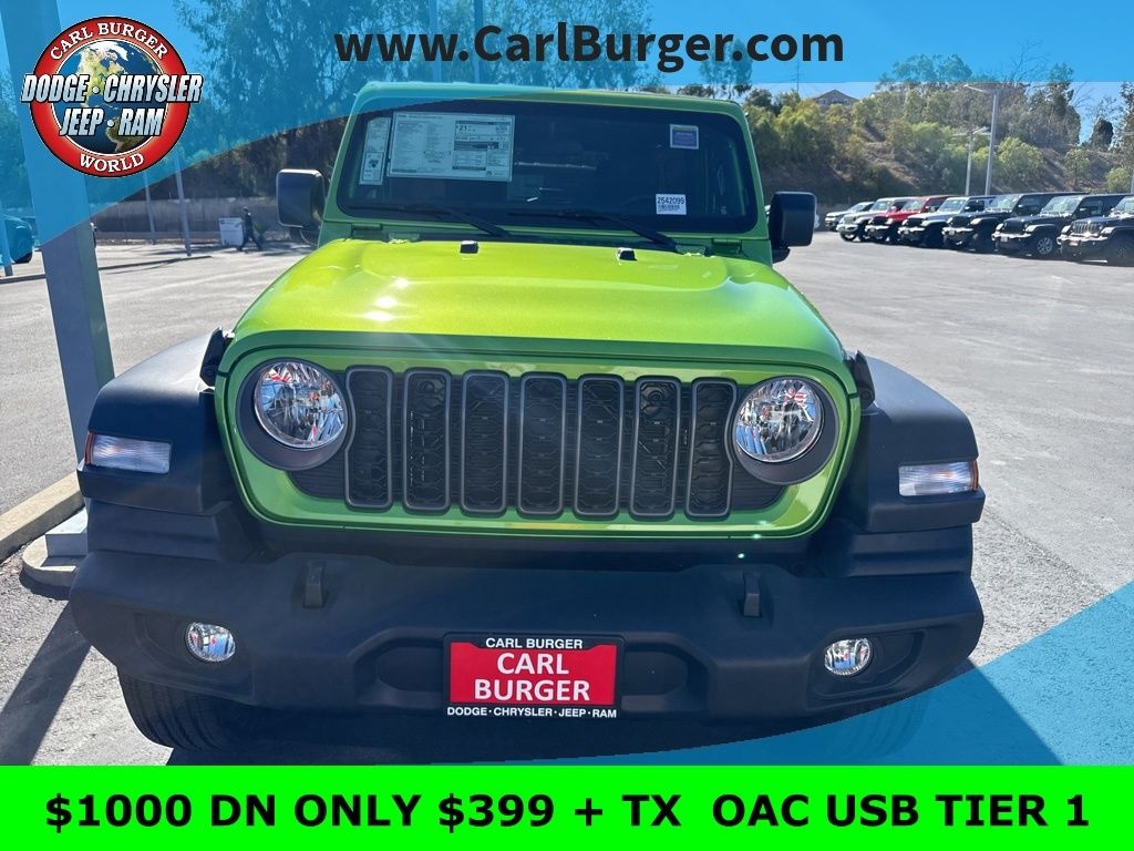 New 2025 Jeep Wrangler 4-DOOR SPORT Sport Utility