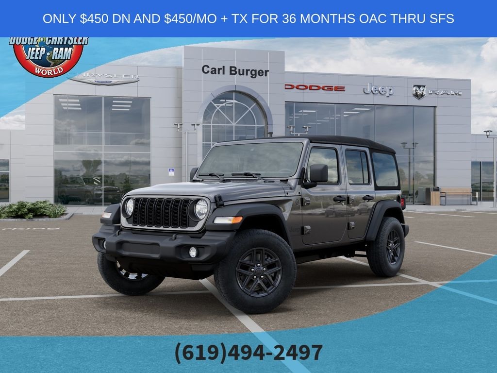 New 2026 Jeep Wrangler 4-DOOR SPORT S Sport Utility