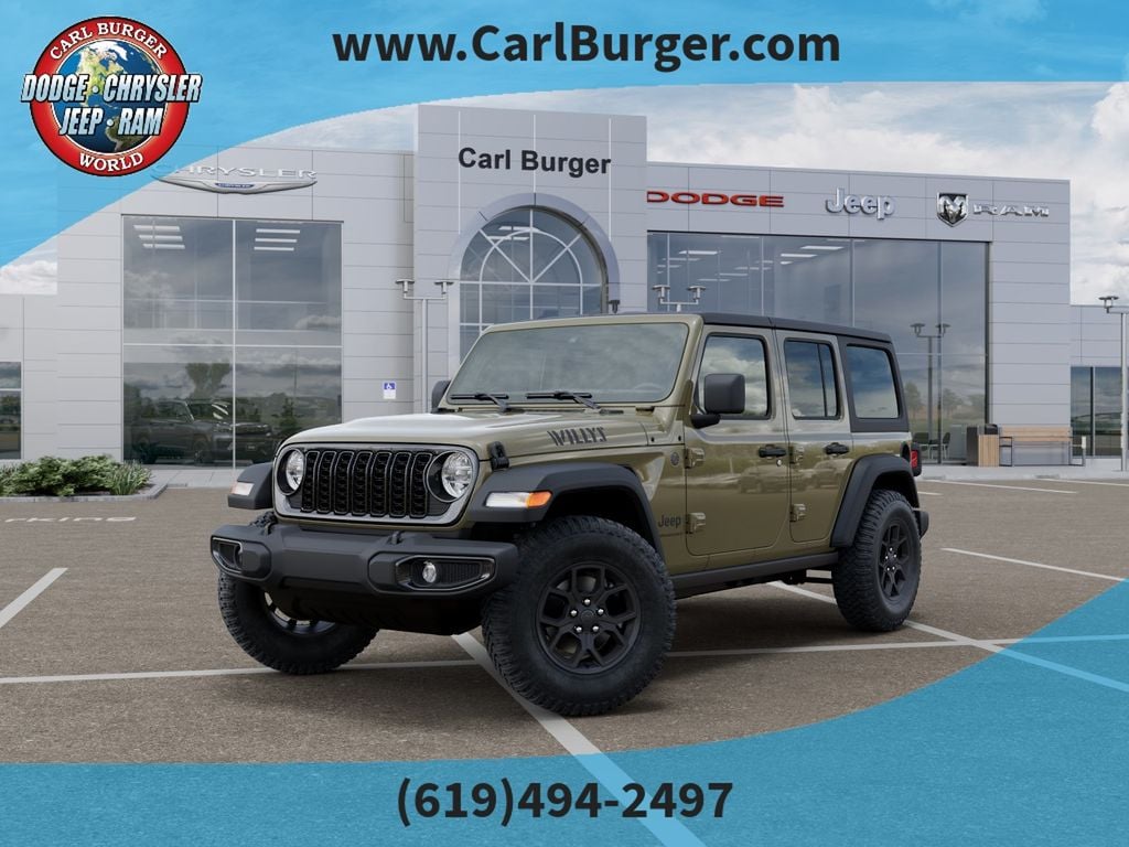 New 2026 Jeep Wrangler 4-DOOR WILLYS Sport Utility