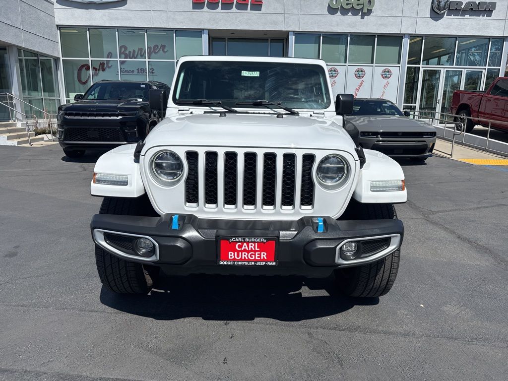 Certified 2022 Jeep Wrangler Unlimited Sahara 4XE with VIN 1C4JJXP62NW256391 for sale in La Mesa, CA