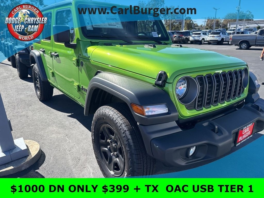 New 2025 Jeep Wrangler 4-DOOR SPORT Sport Utility