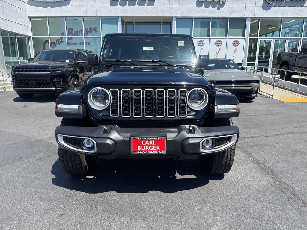 Certified 2025 Jeep Wrangler 4xe Sahara 4XE with VIN 1C4RJXP6XSW602251 for sale in La Mesa, CA