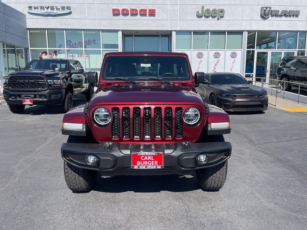 Certified 2021 Jeep Wrangler Unlimited Sahara Altitude with VIN 1C4HJXEM8MW578287 for sale in La Mesa, CA