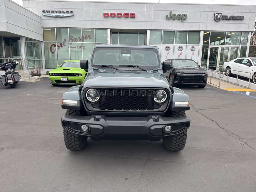 Certified 2024 Jeep Gladiator Willys with VIN 1C6HJTAGXRL111526 for sale in La Mesa, CA