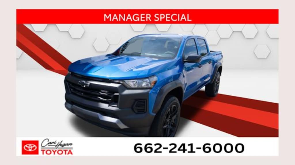 Used 2024 Chevrolet Colorado Trail Boss Truck Crew Cab