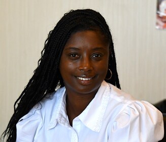 Staff member Santana Barnett from ID_16d443