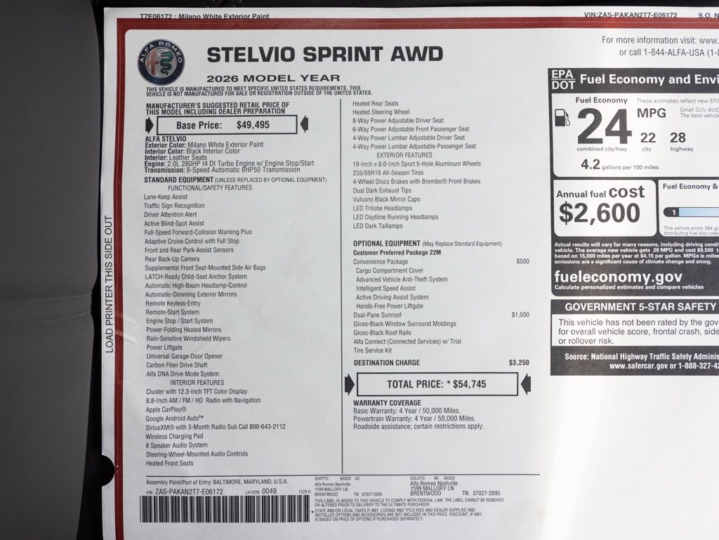 2026 Alfa Romeo Stelvio Base - Photo 69