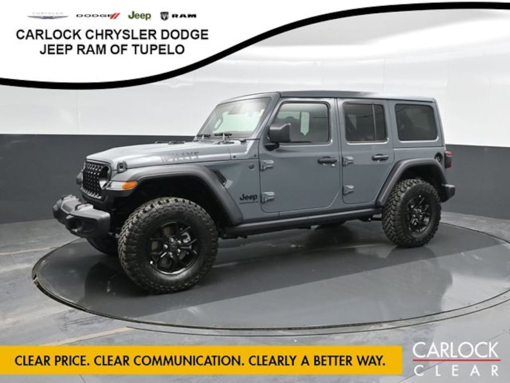 New 2025 Jeep Wrangler 4-DOOR WILLYS Sport Utility