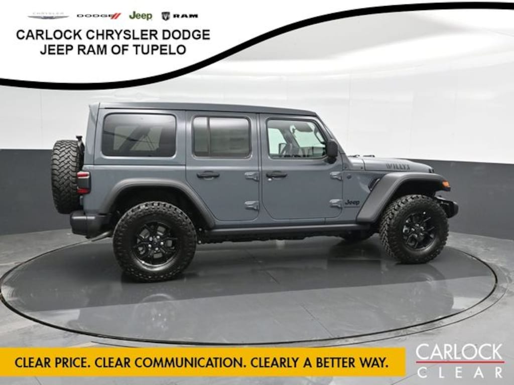 New 2025 Jeep Wrangler 4-DOOR WILLYS Sport Utility
