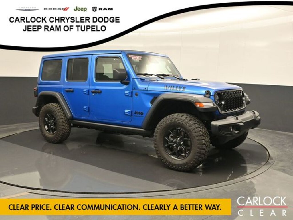 New 2026 Jeep Wrangler 4-DOOR WILLYS Sport Utility