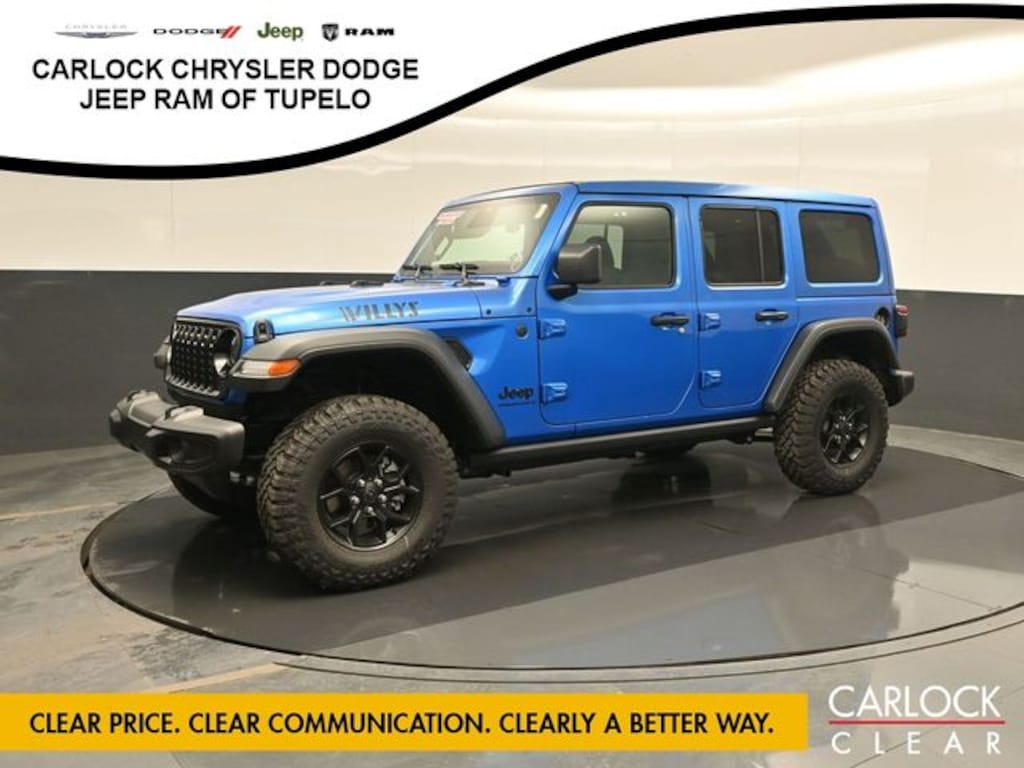 New 2026 Jeep Wrangler 4-DOOR WILLYS Sport Utility