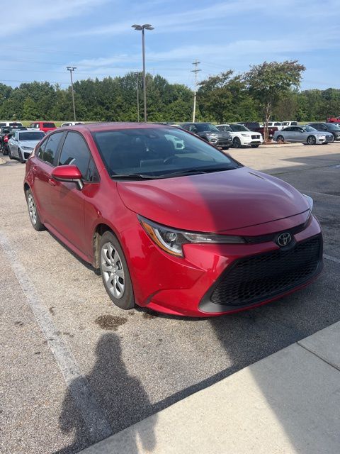 Used 2021 Toyota Corolla LE with VIN 5YFEPMAE3MP197213 for sale in Saltillo, MS