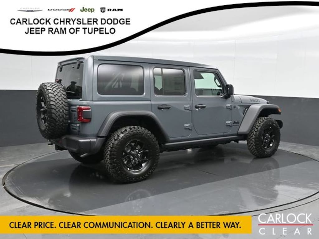 New 2025 Jeep Wrangler 4-DOOR WILLYS Sport Utility