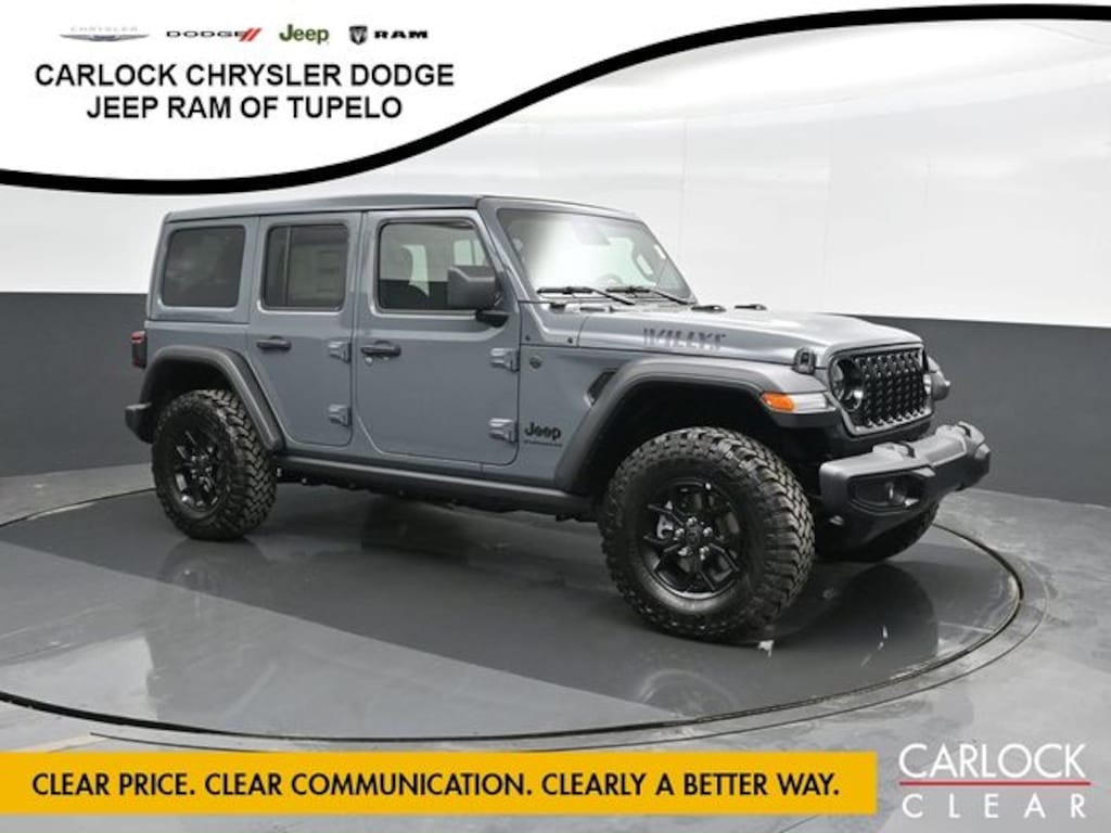 New 2025 Jeep Wrangler 4-DOOR WILLYS Sport Utility
