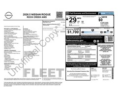 2026 Nissan Rogue Rock Creek SUV