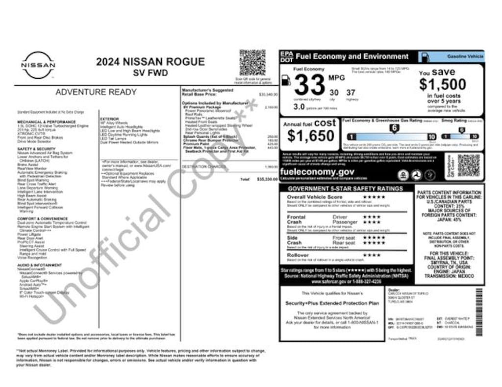 Used 2024 Nissan Rogue SV SUV