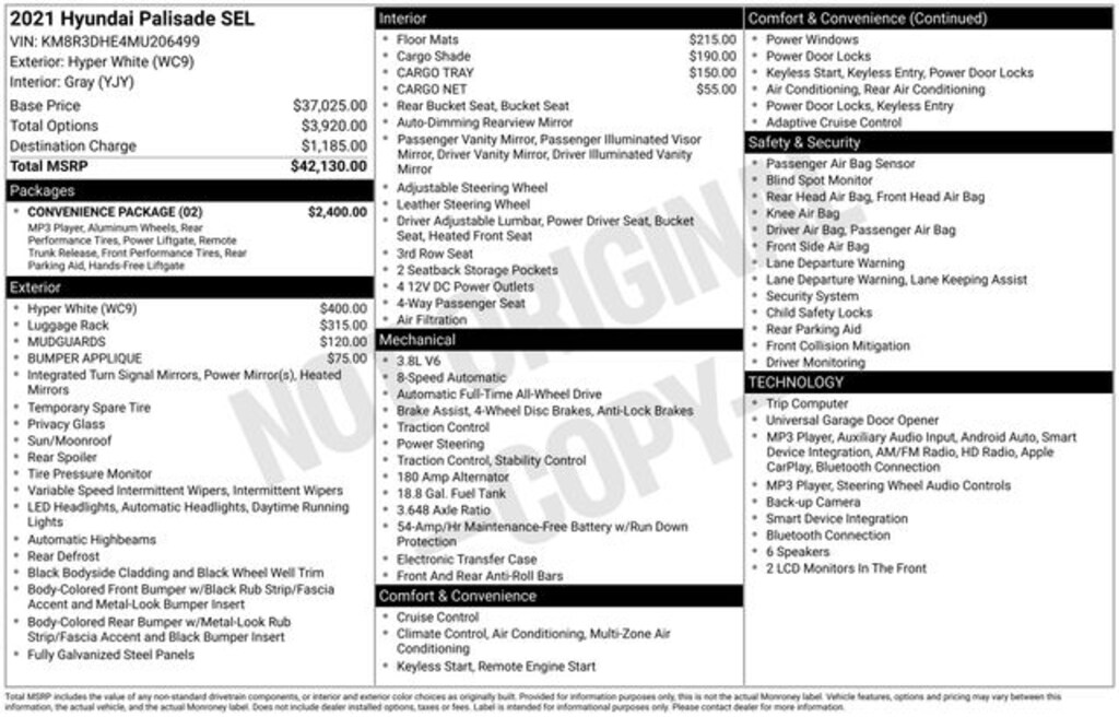 Used 2021 Hyundai Palisade SEL SUV