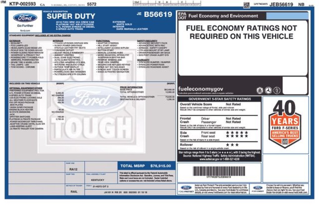Used 2018 Ford F-250 Truck Crew Cab