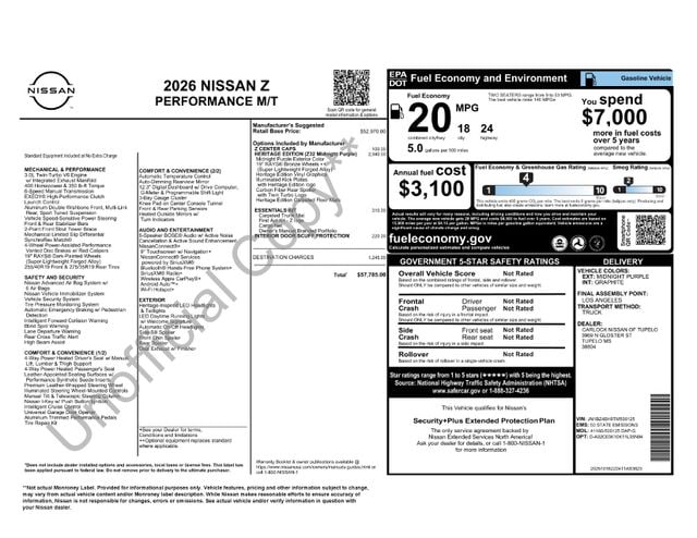 2026 Nissan Z Performance's photo