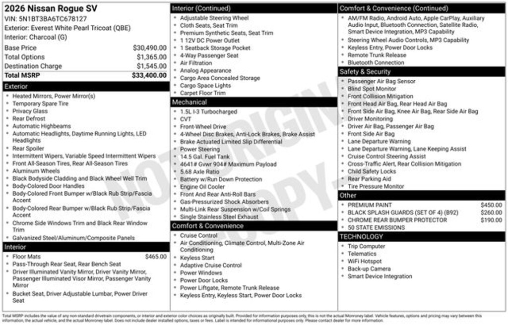 Used 2026 Nissan Rogue SV SUV