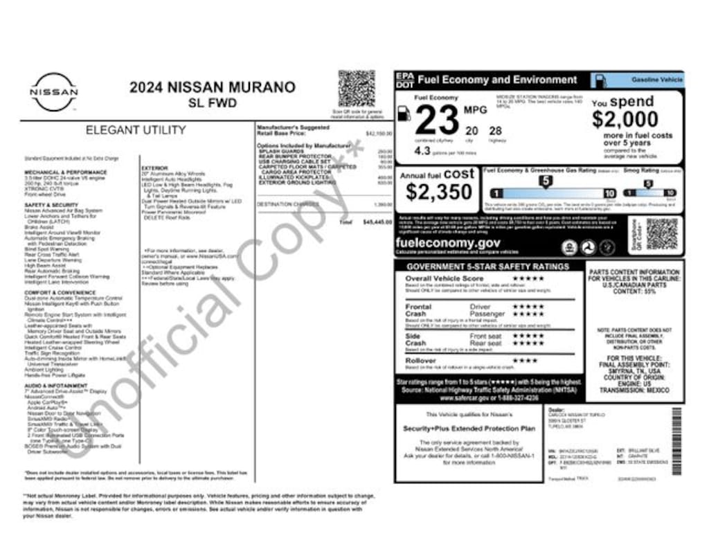 Used 2024 Nissan Murano SL SUV