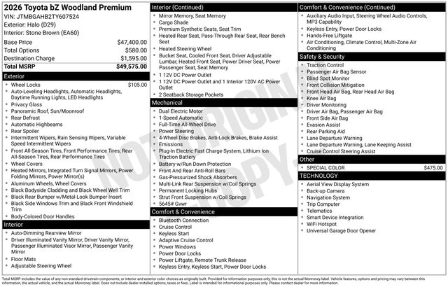 2026 Toyota bZ Woodland Woodland Premium - Photo 31