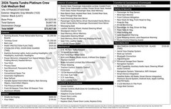 2026 Toyota Tundra Platinum Truck CrewMax