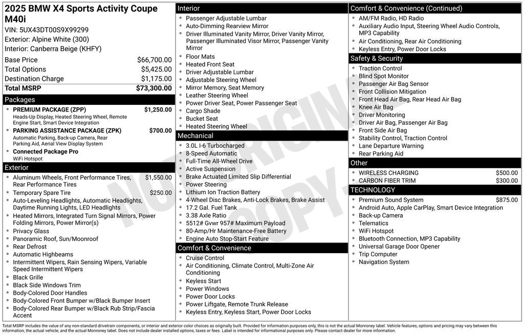 2025 BMW X4 M40i's photo